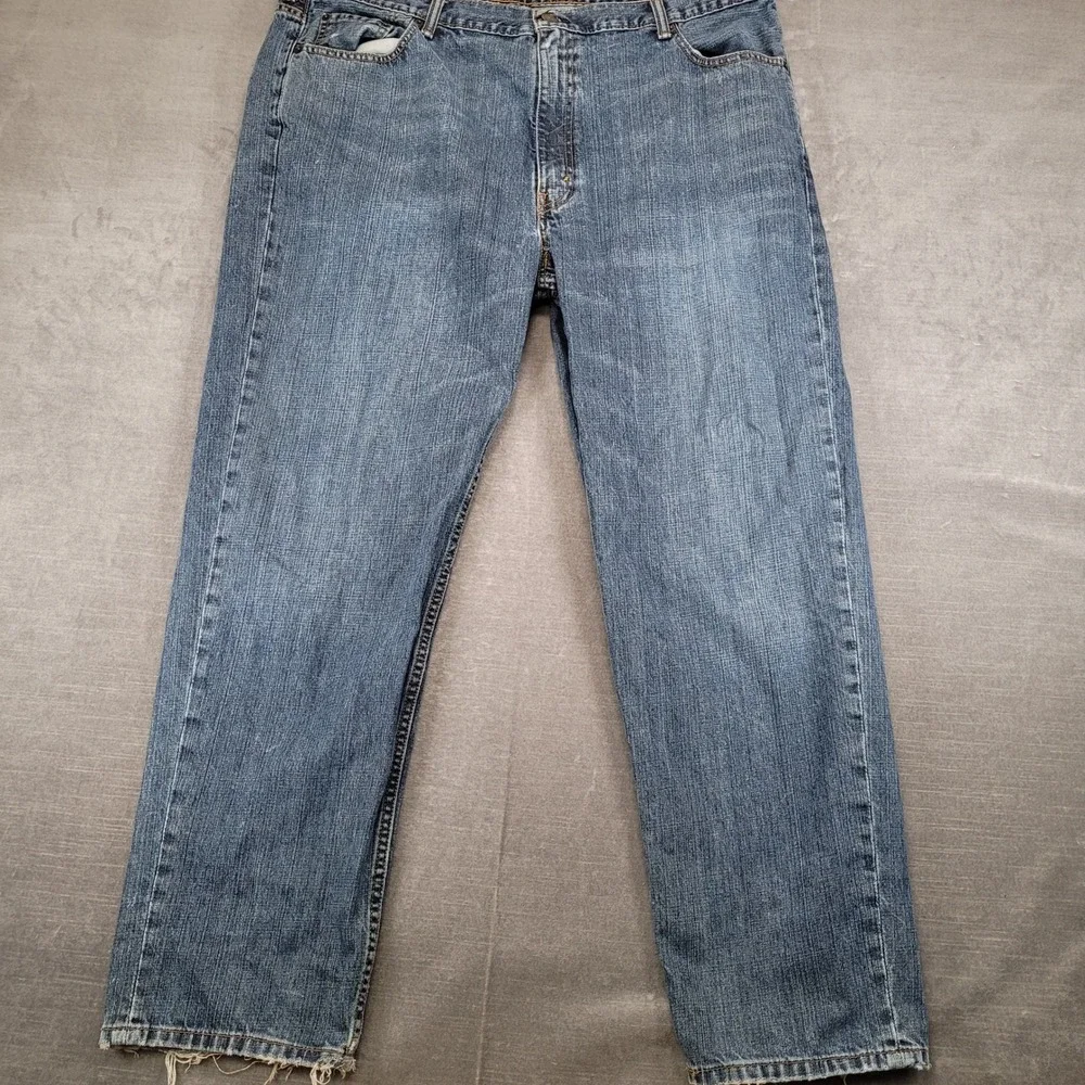 Levi's‎ 550 Relaxed Fit Tapered Leg Blue Denim Jeans Mens Actual Sz 43x32